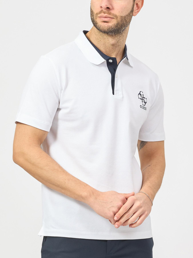 Polo à manches courtes lyle blanc homme - Guess