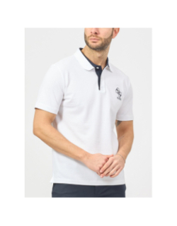 Polo à manches courtes lyle blanc homme - Guess
