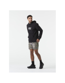 Sweat à capuche basement noir homme - Picture