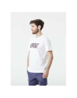 T-shirt à manches courtes basement aster blanc homme - Picture