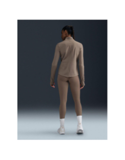 Legging long taille haute one marron femme - Nike