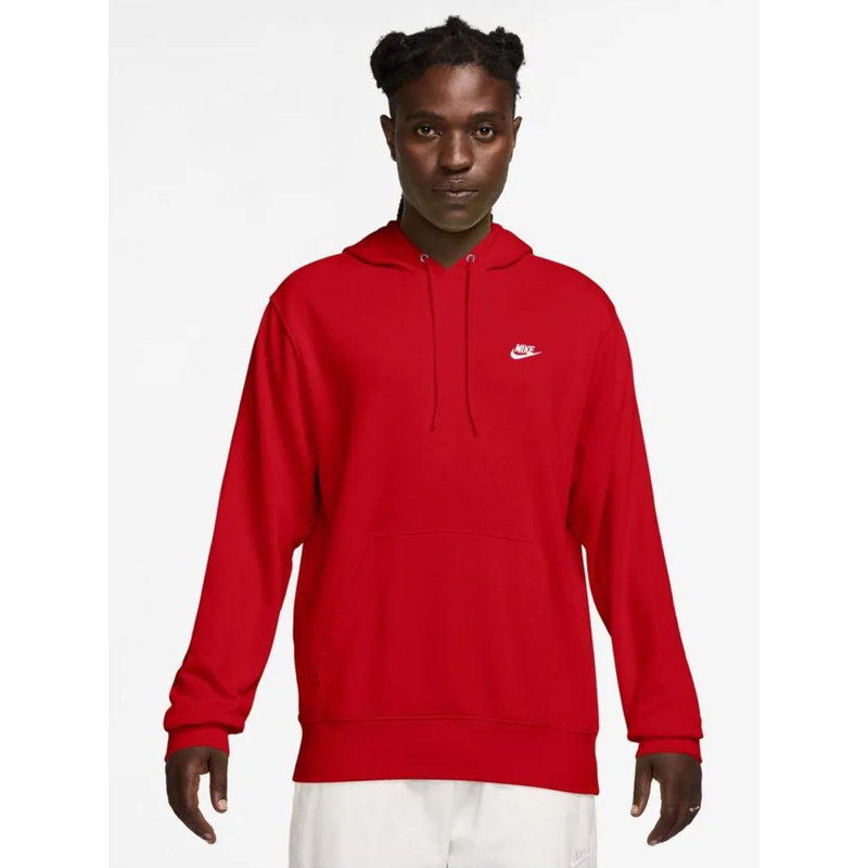 Sweat à capuche club ft rouge homme - Nike