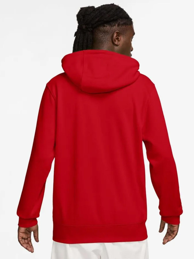 Sweat à capuche club ft rouge homme - Nike