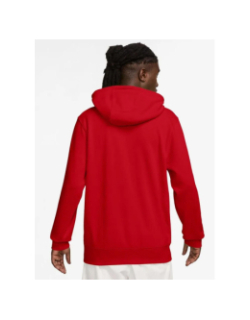 Sweat à capuche club ft rouge homme - Nike