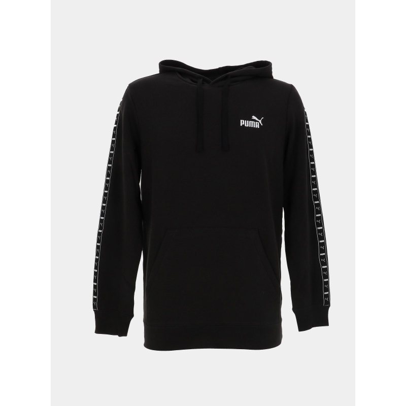 Sweat à capuche essentials tape noir homme - Puma
