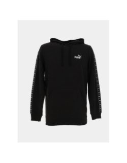 Sweat à capuche essentials tape noir homme - Puma