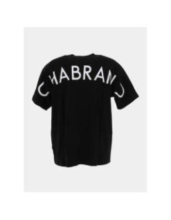 T-shirt à manches courtes logo arrière noir homme - Chabrand