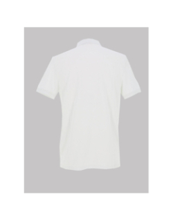 Polo en piqué de coton blanc homme - Calvin Klein Jeans