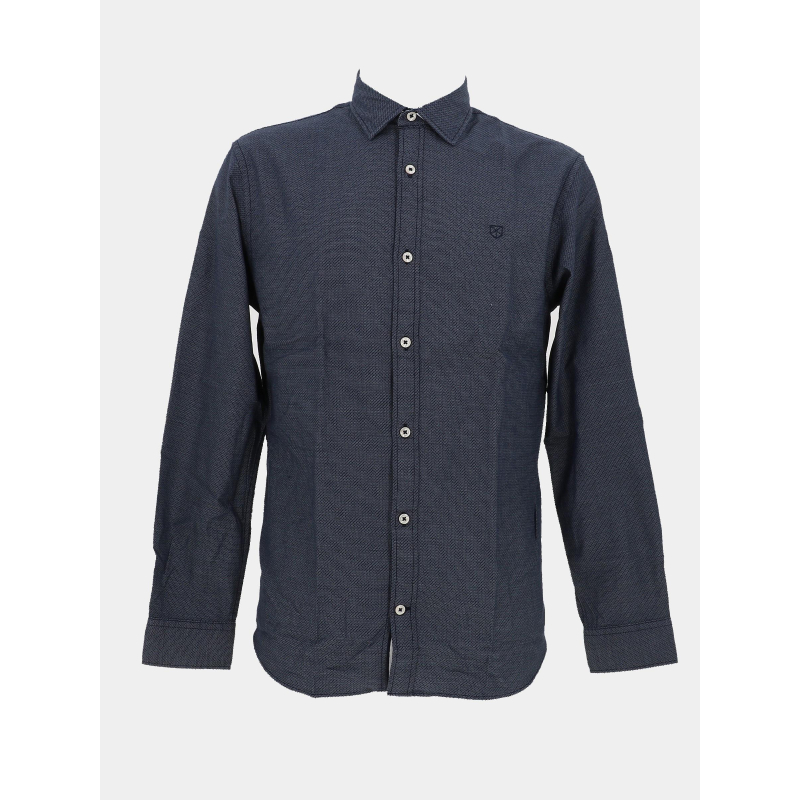 Chemise lamontpellier détail bleu marine homme - Jack & Jones