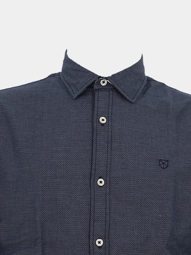 Chemise lamontpellier détail bleu marine homme - Jack & Jones