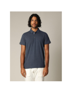 Polo à manches courtes rainleso bleu homme - Deeluxe