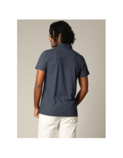 Polo à manches courtes rainleso bleu homme - Deeluxe