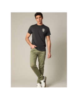 T-shirt à manches courtes dekari noir homme - Deeluxe