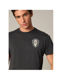 T-shirt à manches courtes dekari noir homme - Deeluxe