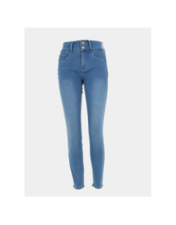 Jean skinny double-up 230 bleu clair femme - Tiffosi