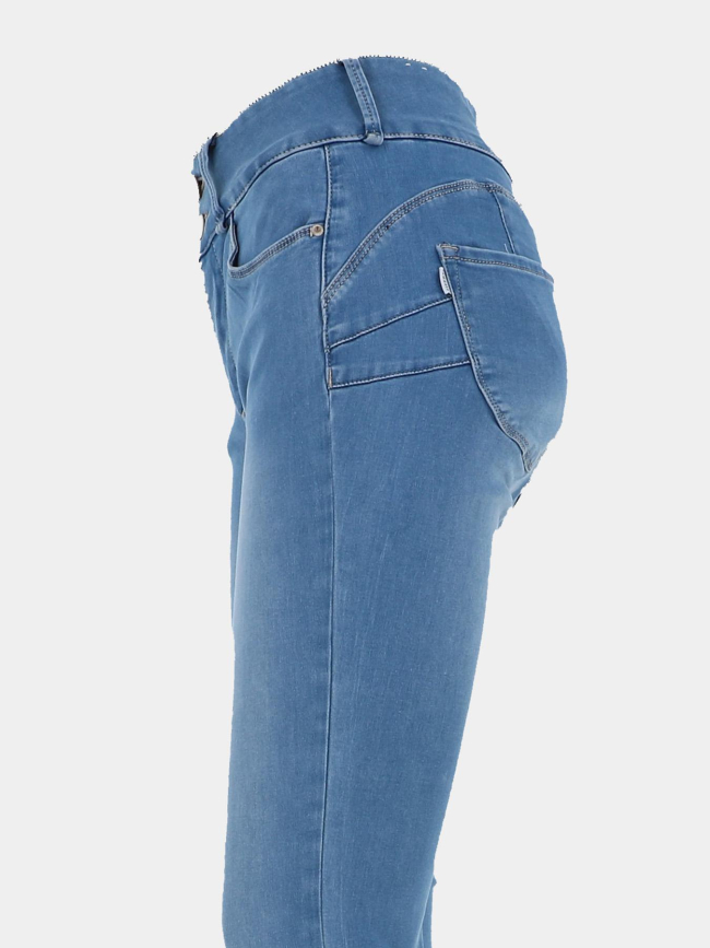 Jean skinny double-up 230 bleu clair femme - Tiffosi