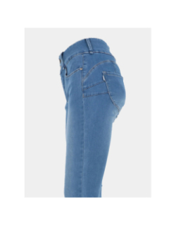 Jean skinny double-up 230 bleu clair femme - Tiffosi