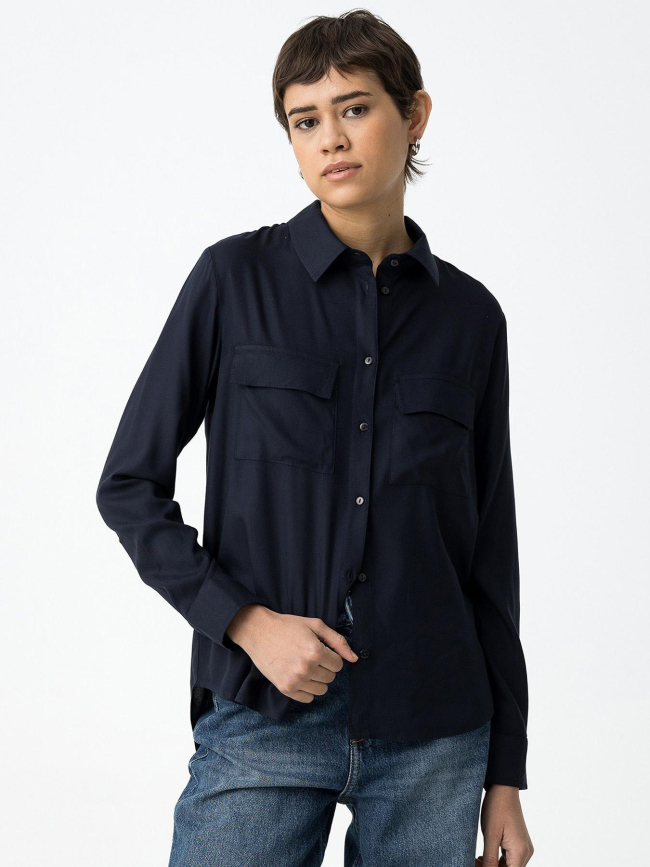 Chemise raider 3 bleu marine femme - Tiffosi