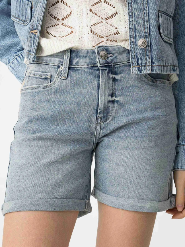Short en jean rachel 43 washed bleu femme - Tiffosi