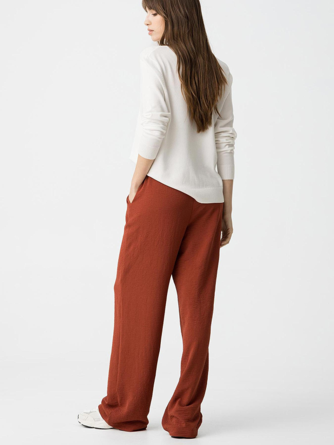 Pantalon fluide mel 3 rouge femme - Tiffosi