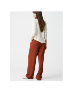 Pantalon fluide mel 3 rouge femme - Tiffosi