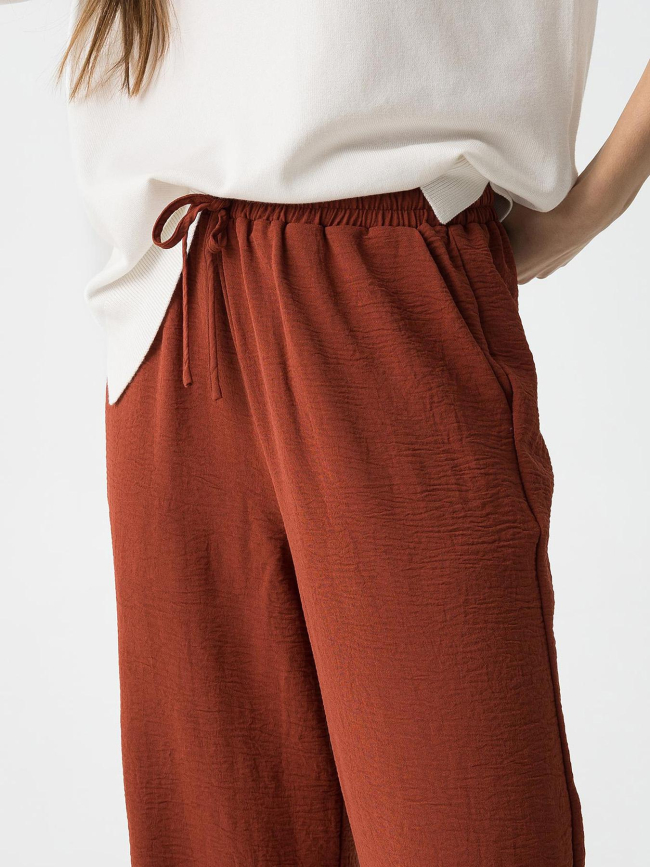 Pantalon fluide mel 3 rouge femme - Tiffosi