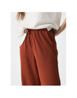 Pantalon fluide mel 3 rouge femme - Tiffosi