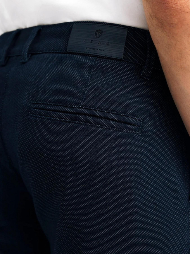 Pantalon chino slim fit pecop bleu marine homme - Izac