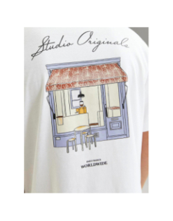 T-shirt jorislington blanc homme - Jack & Jones