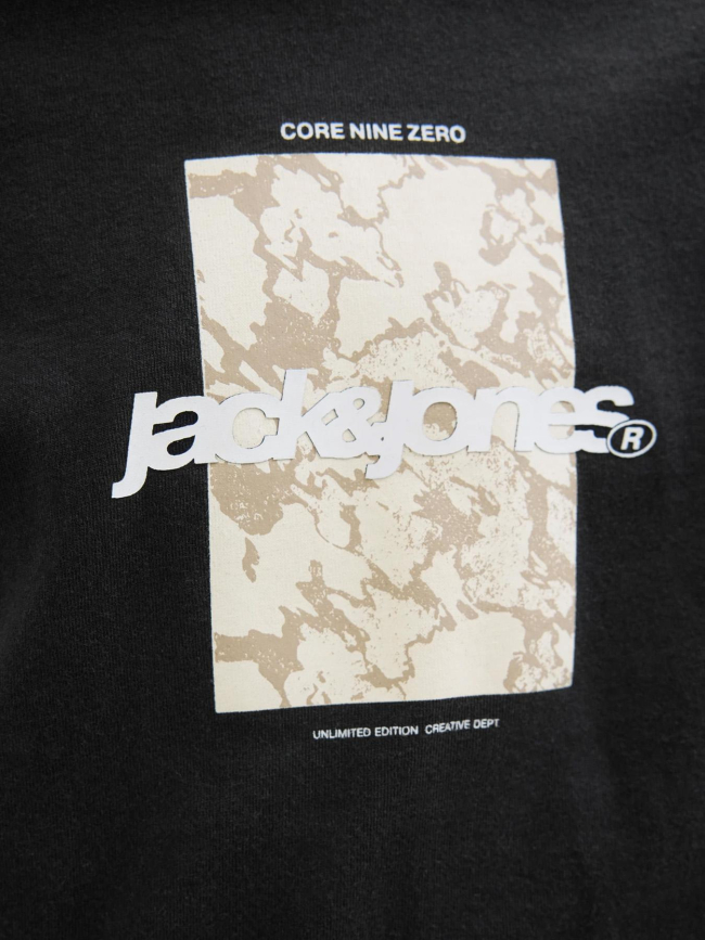 T-shirt tarmac camo noir garçon - Jack & Jones