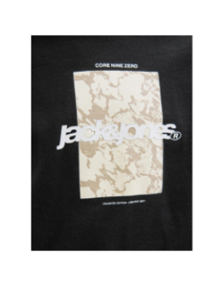 T-shirt tarmac camo noir garçon - Jack & Jones