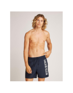 Short de bain medium drawstring bleu marine homme - Calvin Klein