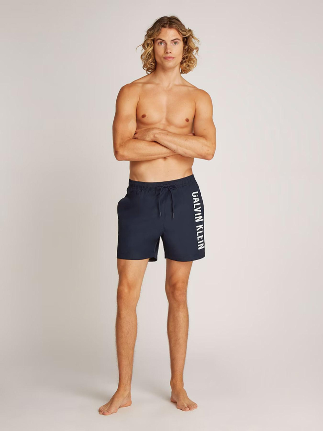 Short de bain medium drawstring bleu marine homme - Calvin Klein