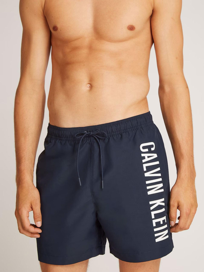 Short de bain medium drawstring bleu marine homme - Calvin Klein