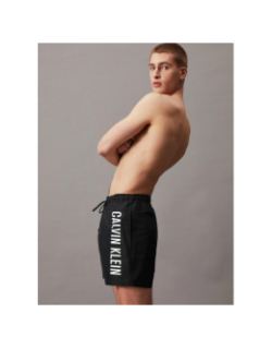 Short de bain medium drawstring noir homme - Calvin Klein
