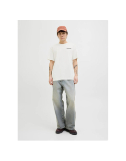 T-shirt hawai blanc homme - Jack & Jones