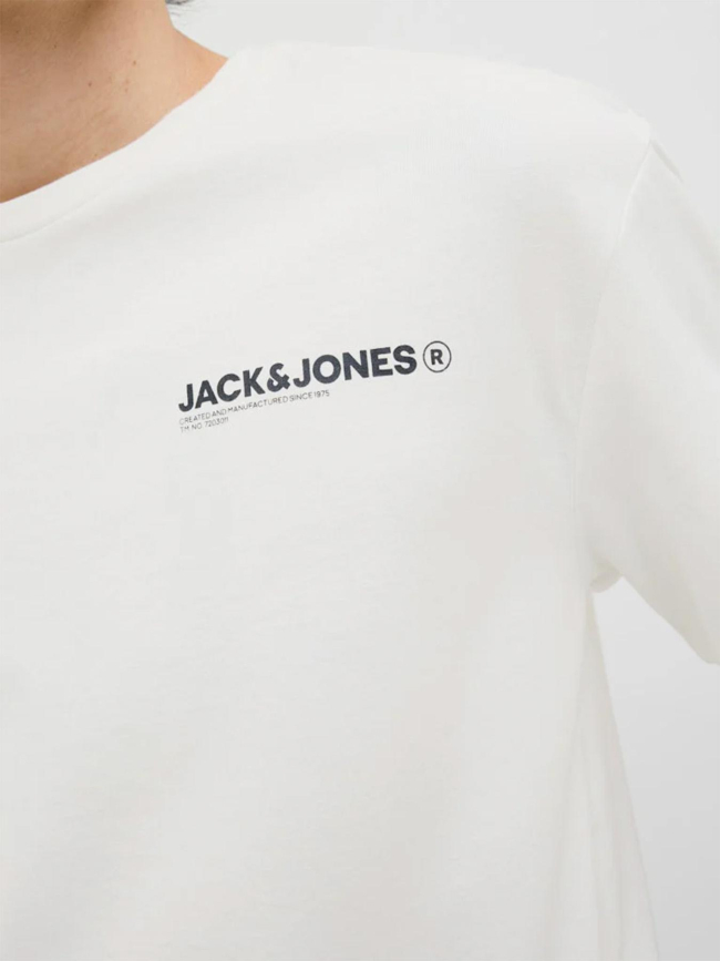 T-shirt hawai blanc homme - Jack & Jones