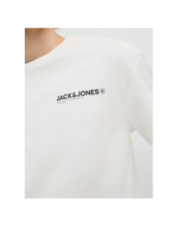 T-shirt hawai blanc homme - Jack & Jones