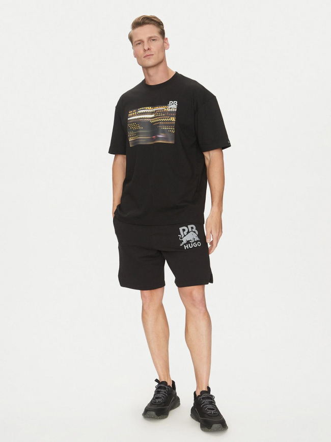 T-shirt oversize RB à imprimé automobile noir homme - Hugo