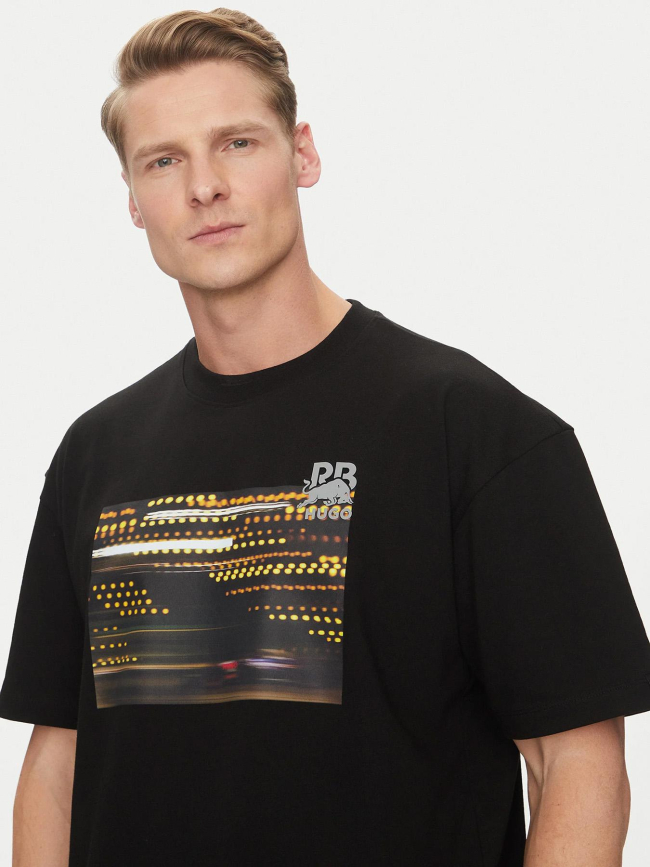 T-shirt oversize RB à imprimé automobile noir homme - Hugo