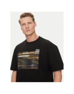 T-shirt oversize RB à imprimé automobile noir homme - Hugo