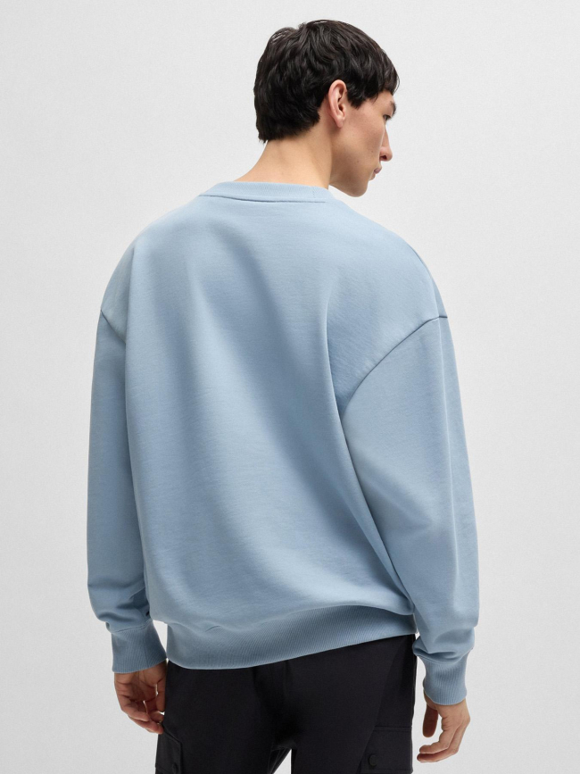 Sweat oversize RB avec logo en carbone bleu homme - Hugo