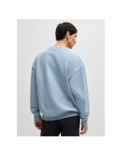 Sweat oversize RB avec logo en carbone bleu homme - Hugo