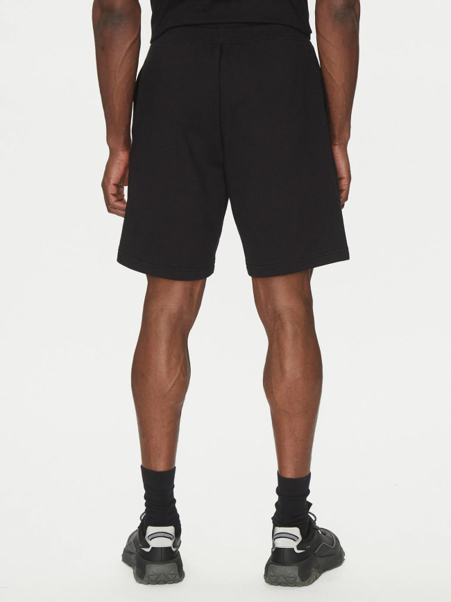 Short en molleton de coton nylsho noir homme - Hugo
