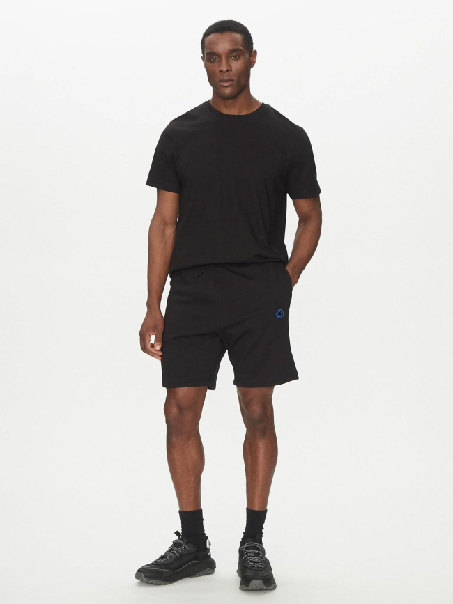Short en molleton de coton nylsho noir homme - Hugo