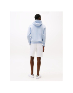 Sweat à capuche logo bleu clair homme - Tommy Hilfiger