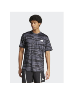 T-shirt de sport camo aop gris homme - Adidas