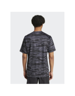 T-shirt de sport camo aop gris homme - Adidas