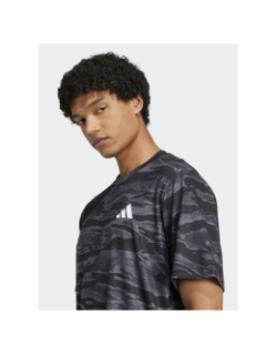 T-shirt de sport camo aop gris homme - Adidas