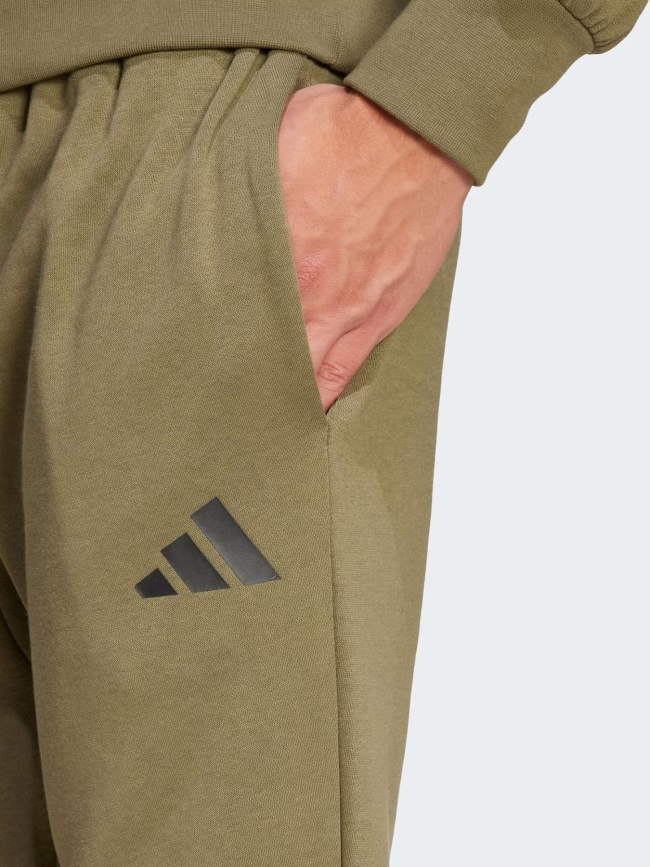 Pantalon jogging feelcozy kaki homme - Adidas